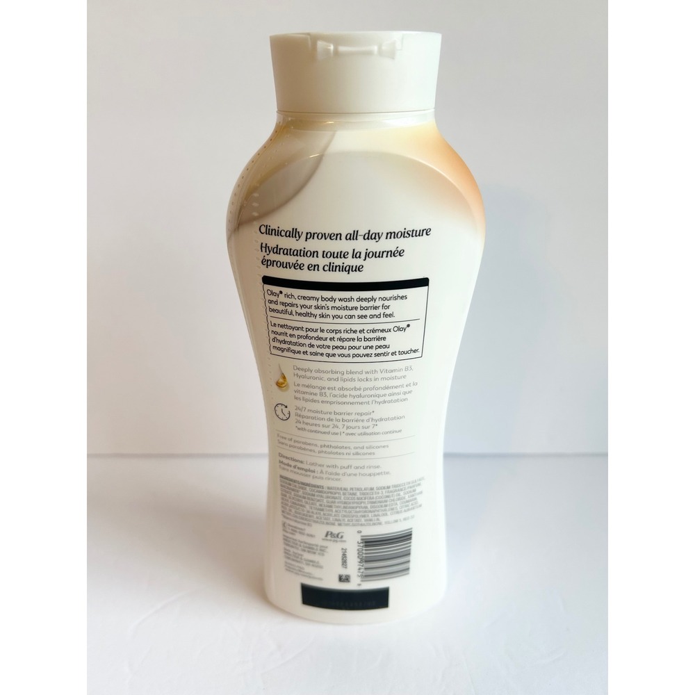 Olay Ultra Moisture Coconut Oil Body Wash with Vitamin B3 Complex 22 fl oz 650ml - Picture 2 of 2